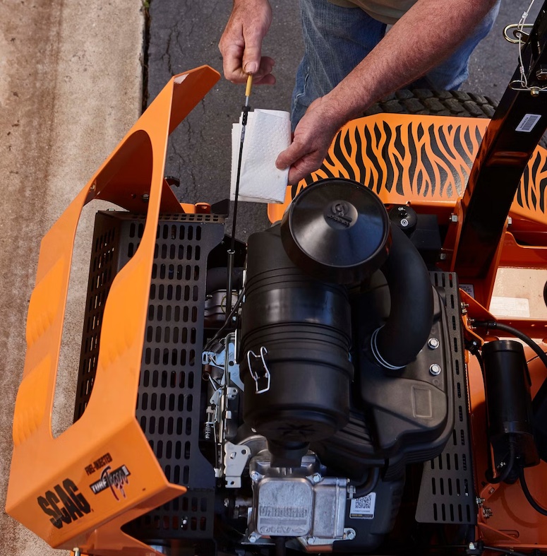 How to Check the Engine Oil Level if Scag Lawn Mower Won’t Start