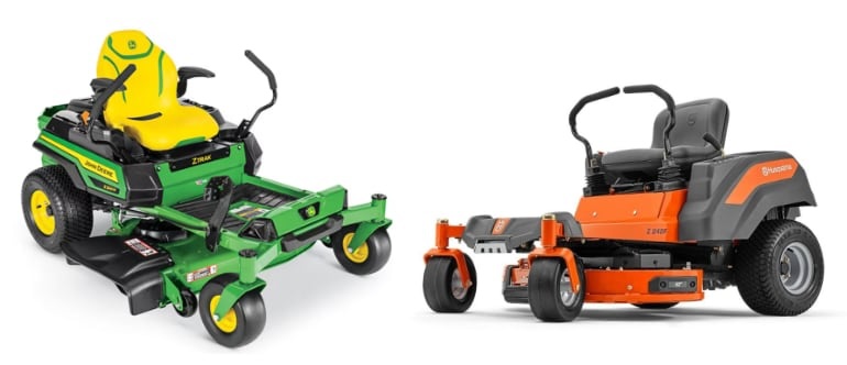 John Deere Z320R vs Husqvarna Z242F Zero-Turn Mower
